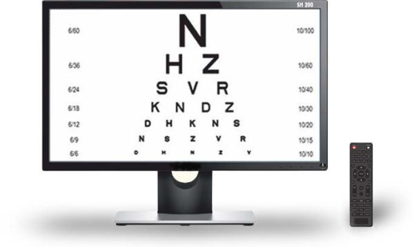 SKY 200 Vision Chart 22-Zoll-LED-Monitor WEISS (neu)